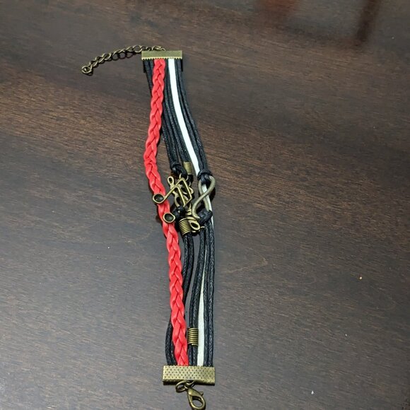 Bracelet Lovely Infinity FriendShip Multilayer Charm Leather Fashion - Picture 2 of 2